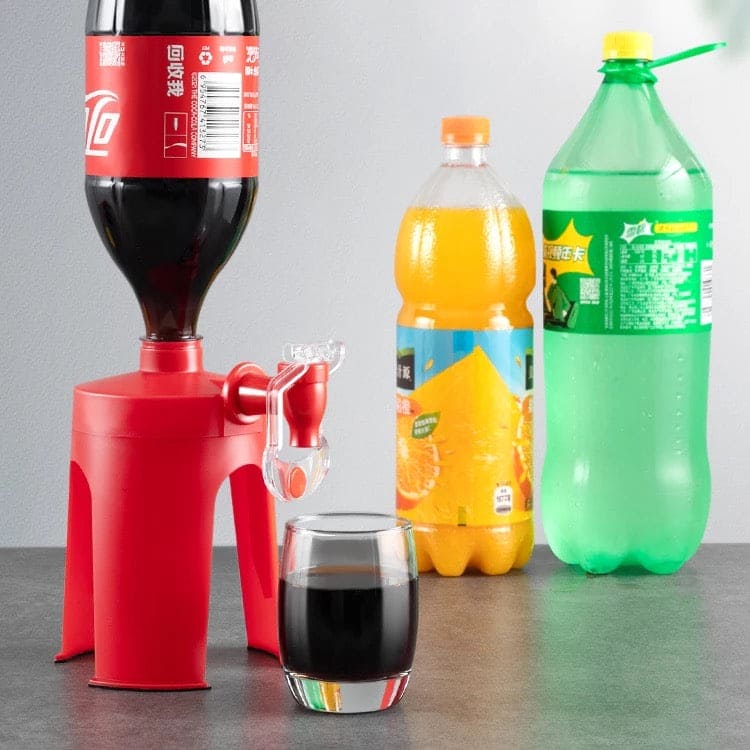 Creative Upside Down Automatic Drink Dispenser, Soda Bottle Drink Dispenser, Fizz Saver Cold Drink Dispenser, Water Bottle Dispenser, Portable Drinking Soda Gadget Creative Upside Down Automatic Drink Dispenser, Soda Bottle Drink Dispenser, Fizz Saver Cold Drink Dispenser, Water Bottle Dispenser, Portable Drinking Soda Gadget
